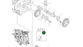 Втулка YM119802-25071 Komatsu