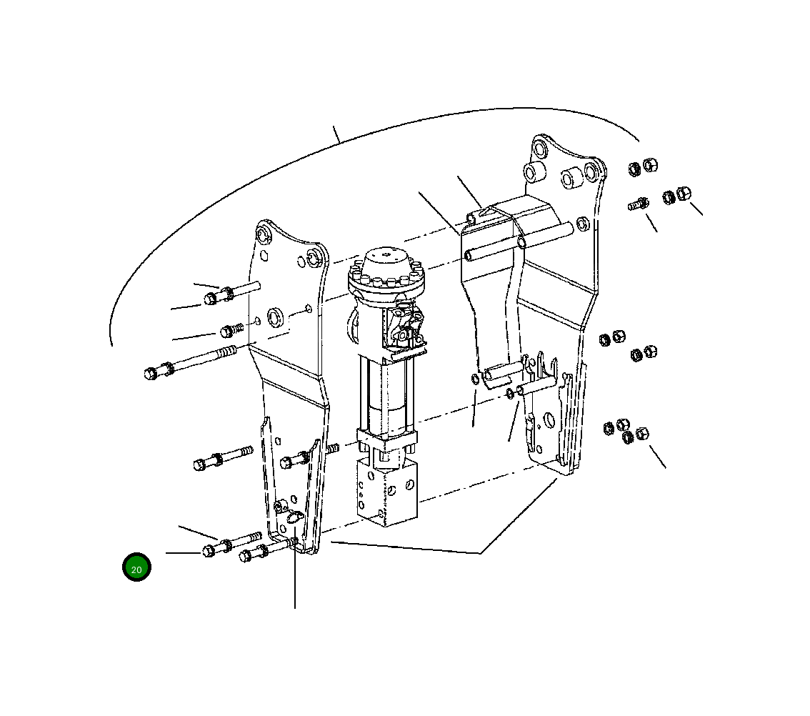 Винт UNF 7/8 in WG86509585 Komatsu