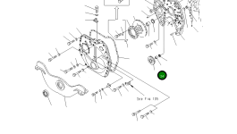 Втулка 6127-31-6221 Komatsu