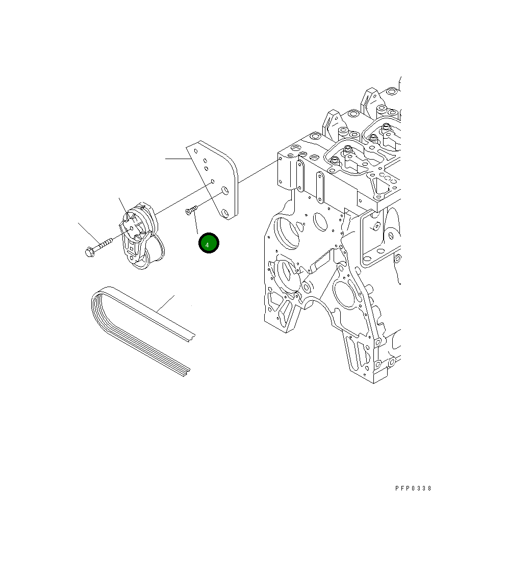 Винт 6732-61-5160 Komatsu