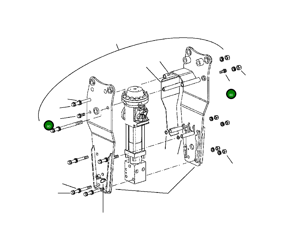 Винт UNF 7/8 in WG86420361 Komatsu