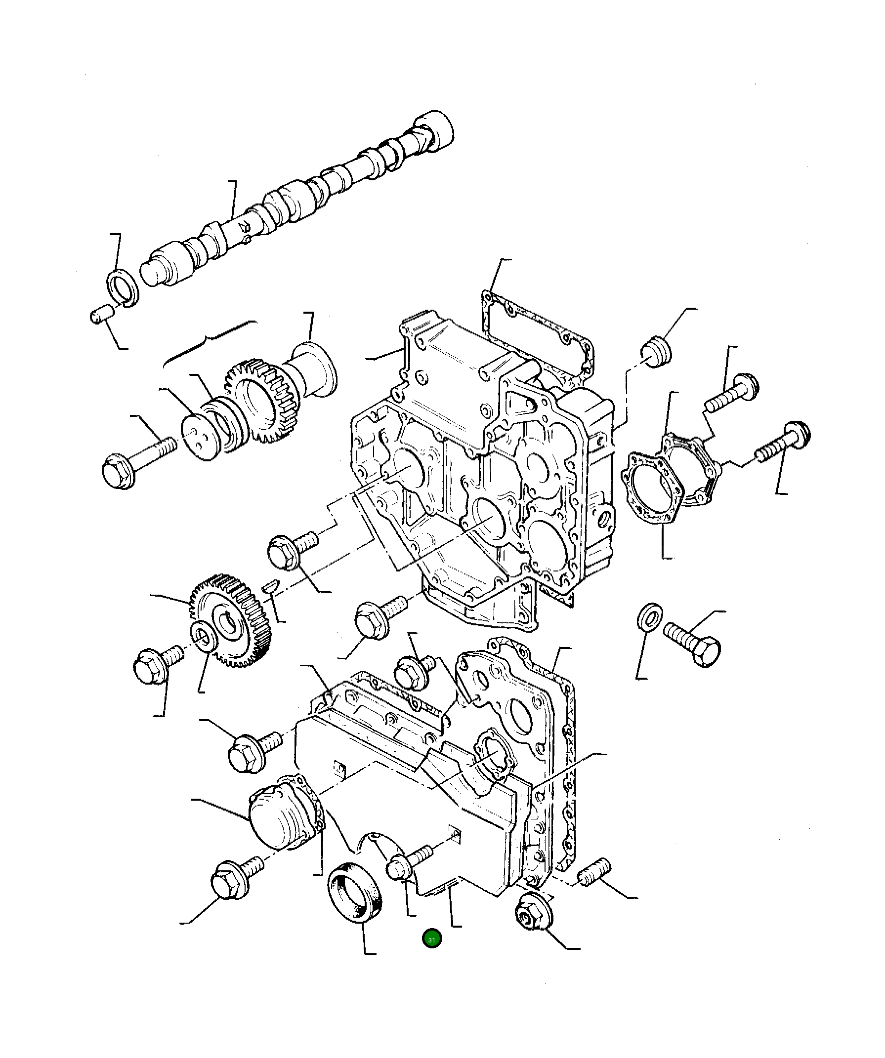 Винт P2314F003 Komatsu