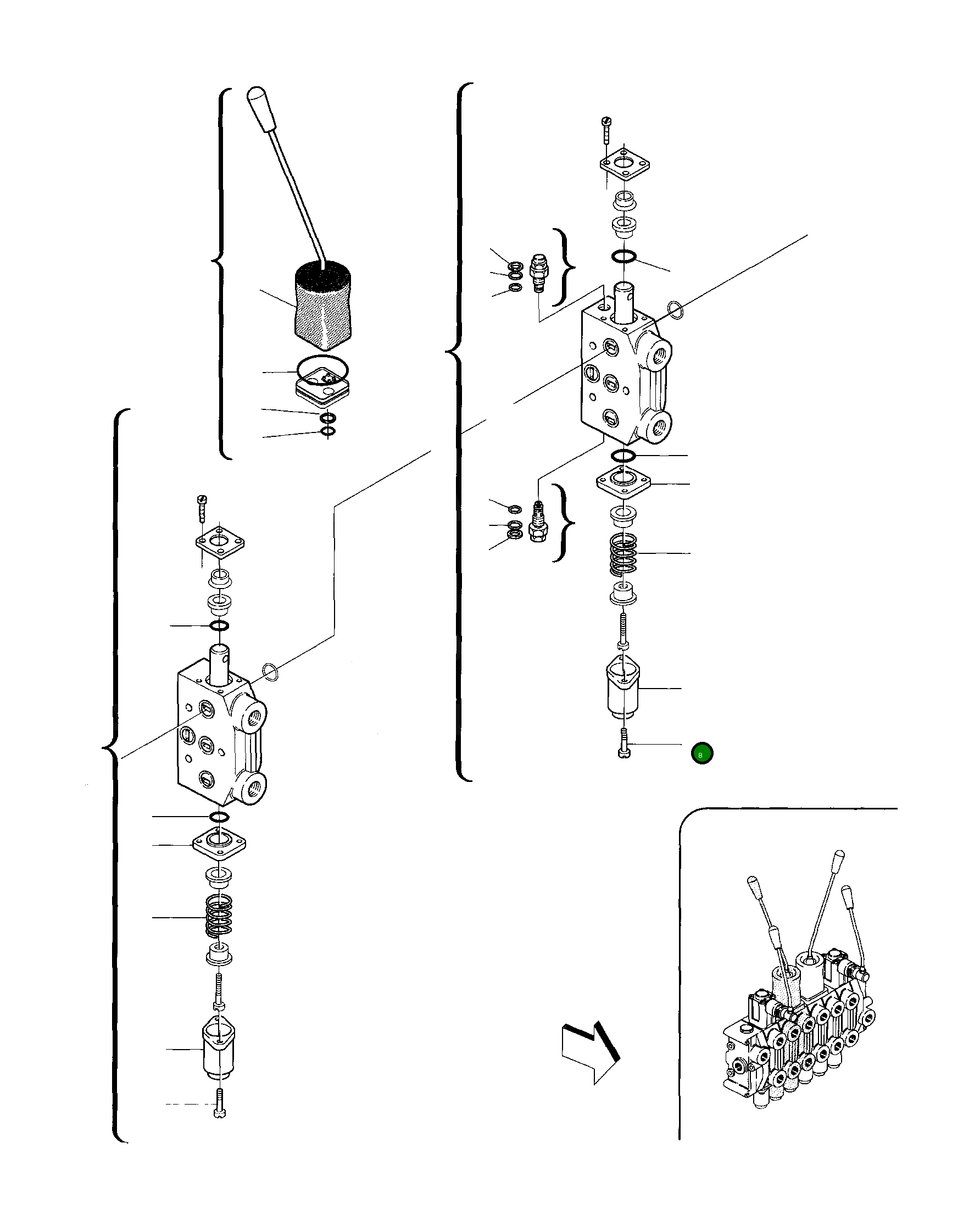 Винт UE9020708 Komatsu