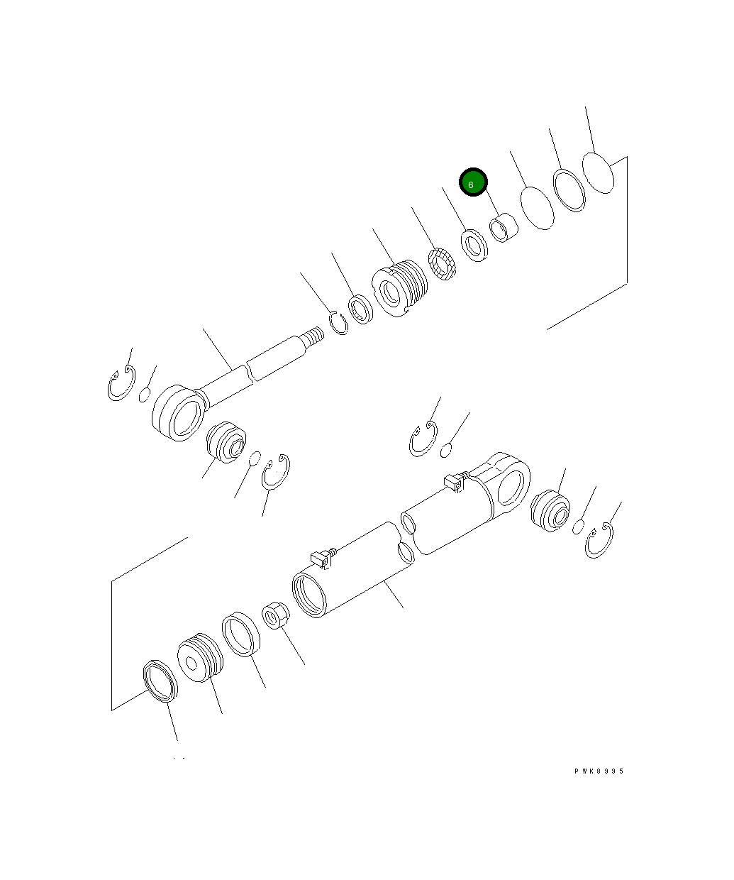 Втулка 707-52-90350 Komatsu