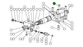 Винт с цилиндрической головкой BF3502 Komatsu