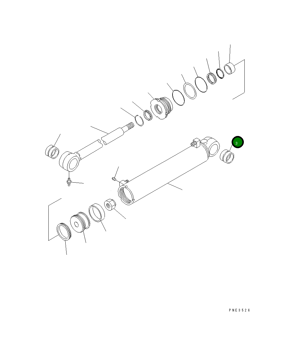Втулка 707-76-60130 Komatsu