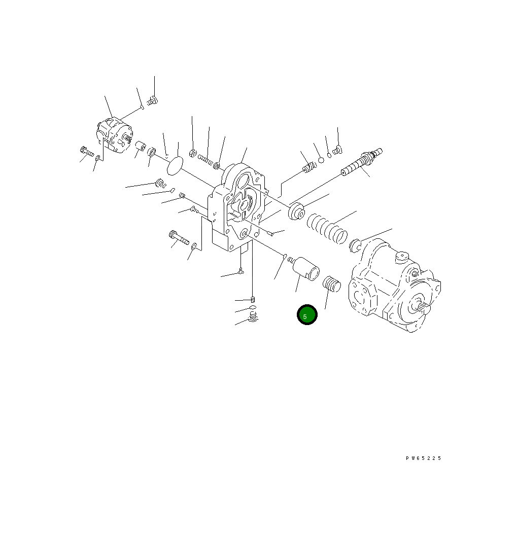 Втулка FUFZD4457126 Komatsu