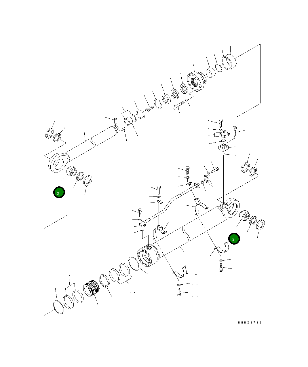 Втулка 707-46-14050 Komatsu