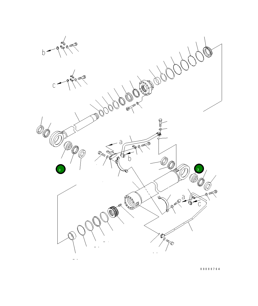 Втулка 707-46-18050 Komatsu
