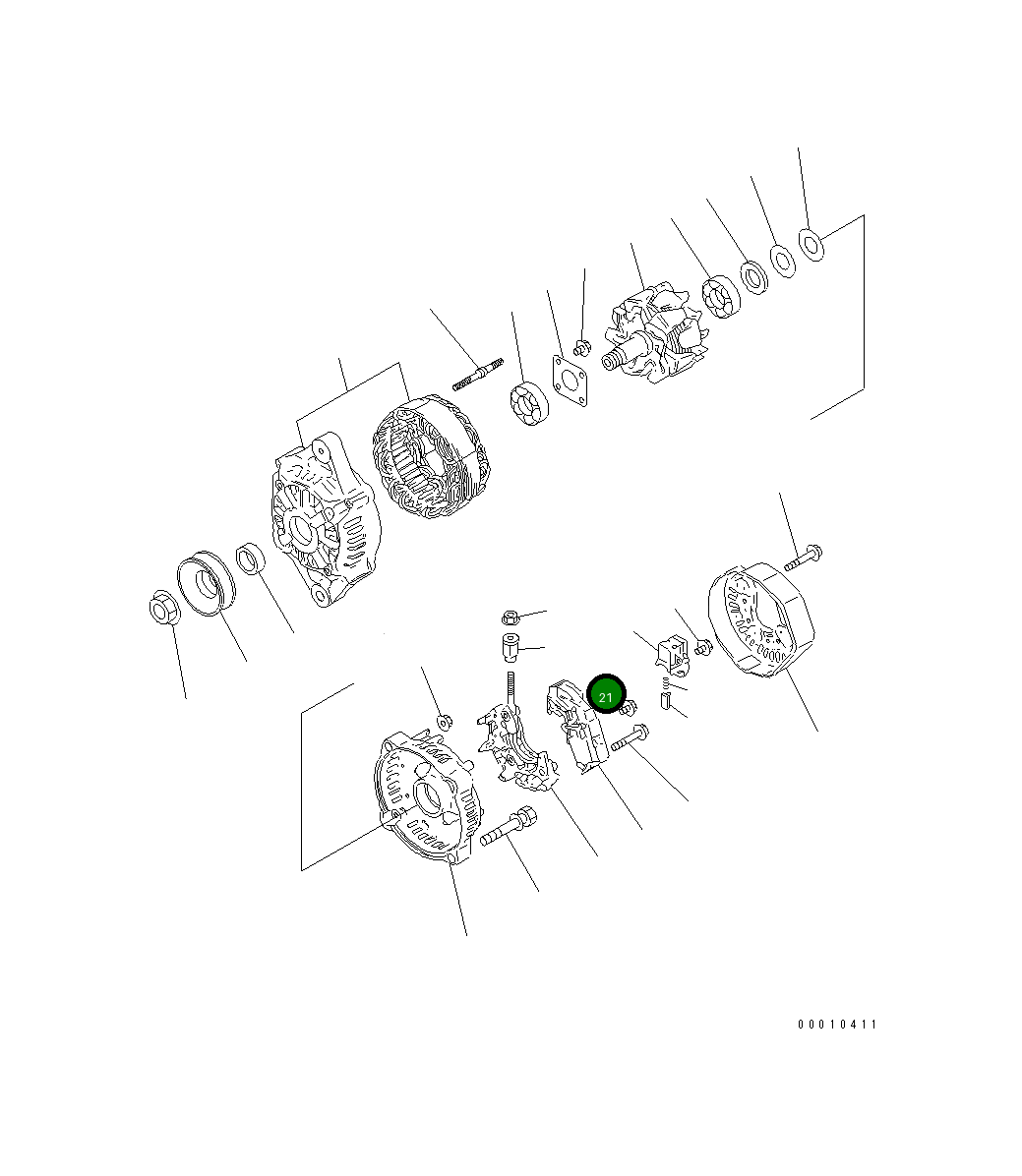 Винт 458-649 Komatsu