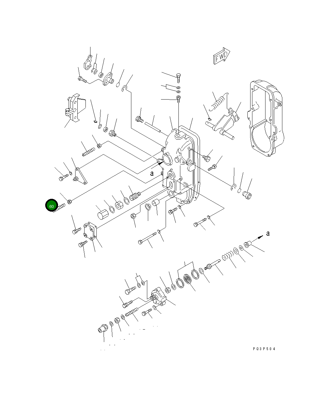 Винт DK154010-2300 Komatsu