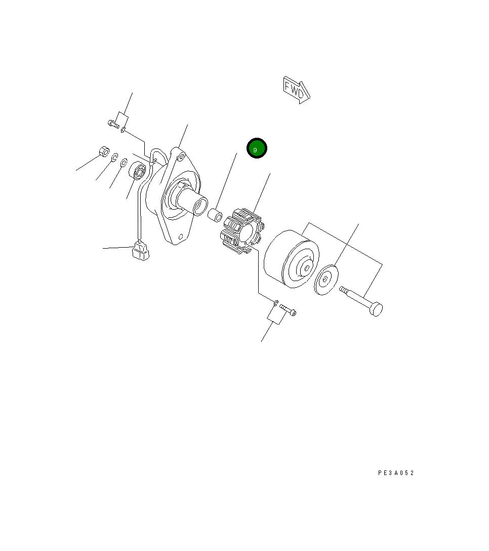 Втулка YMXM329830000 Komatsu