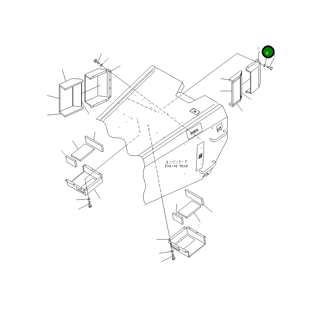 Воздуховод 56D-54-21A11 Komatsu