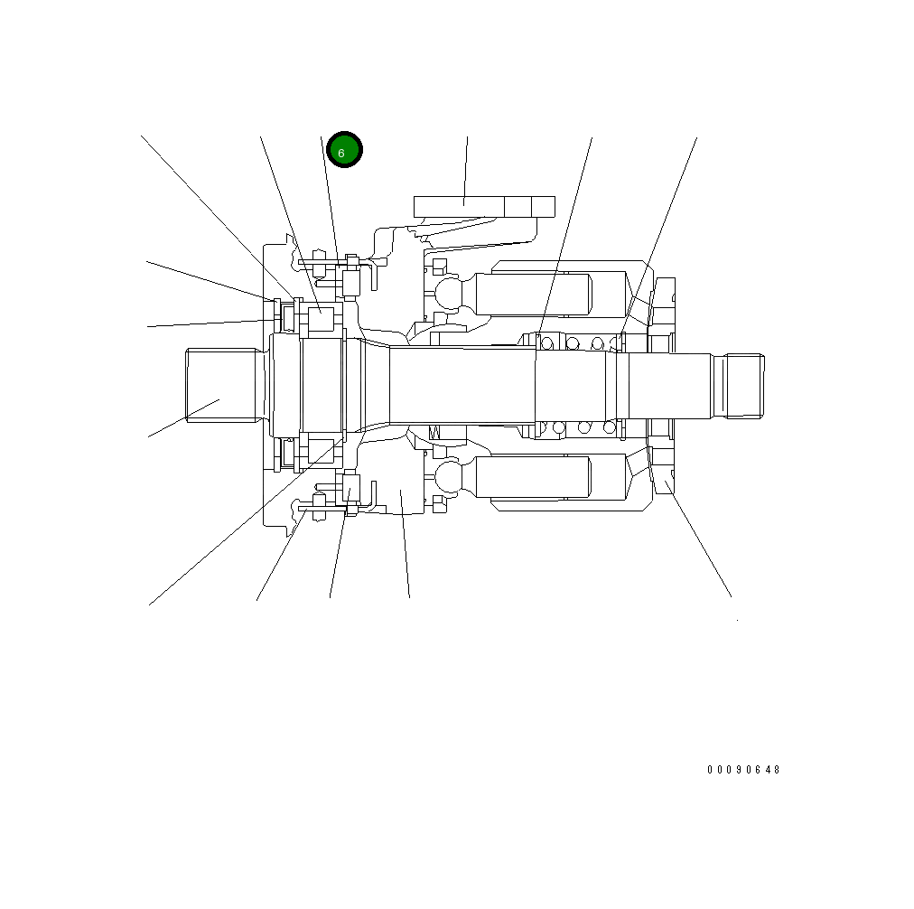 Вкладыш подшипника UC1020665941 Komatsu
