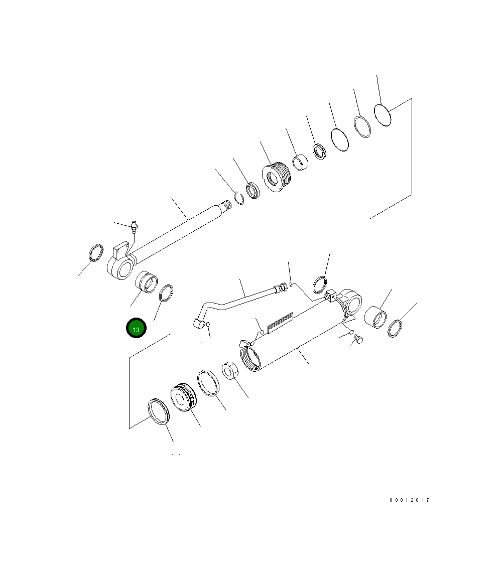 Втулка 707-76-70730 Komatsu
