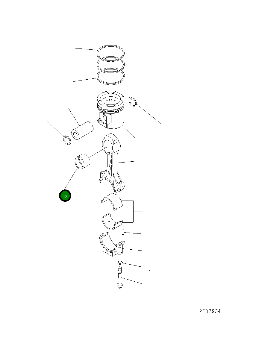 Втулка 6240-31-3130 Komatsu