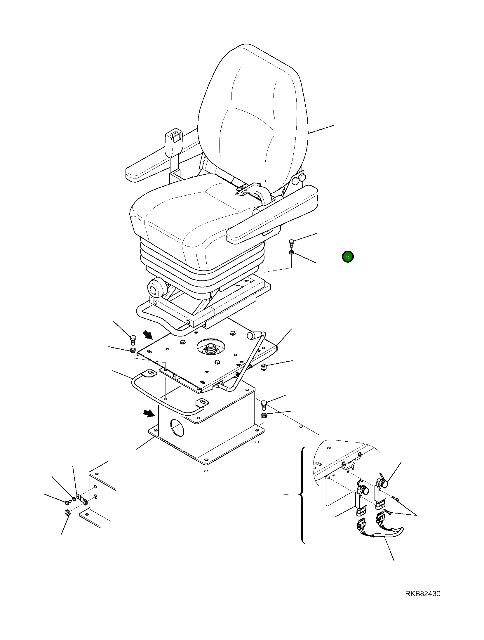 Винт 42N-54-15950 Komatsu