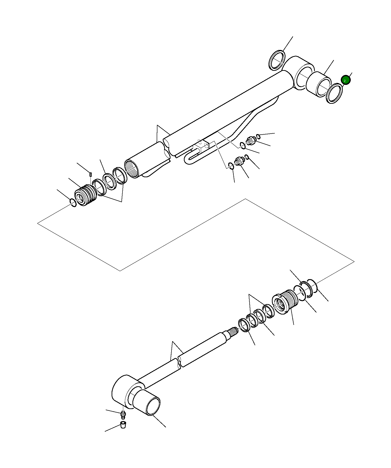 Втулка FDT2416049 Komatsu