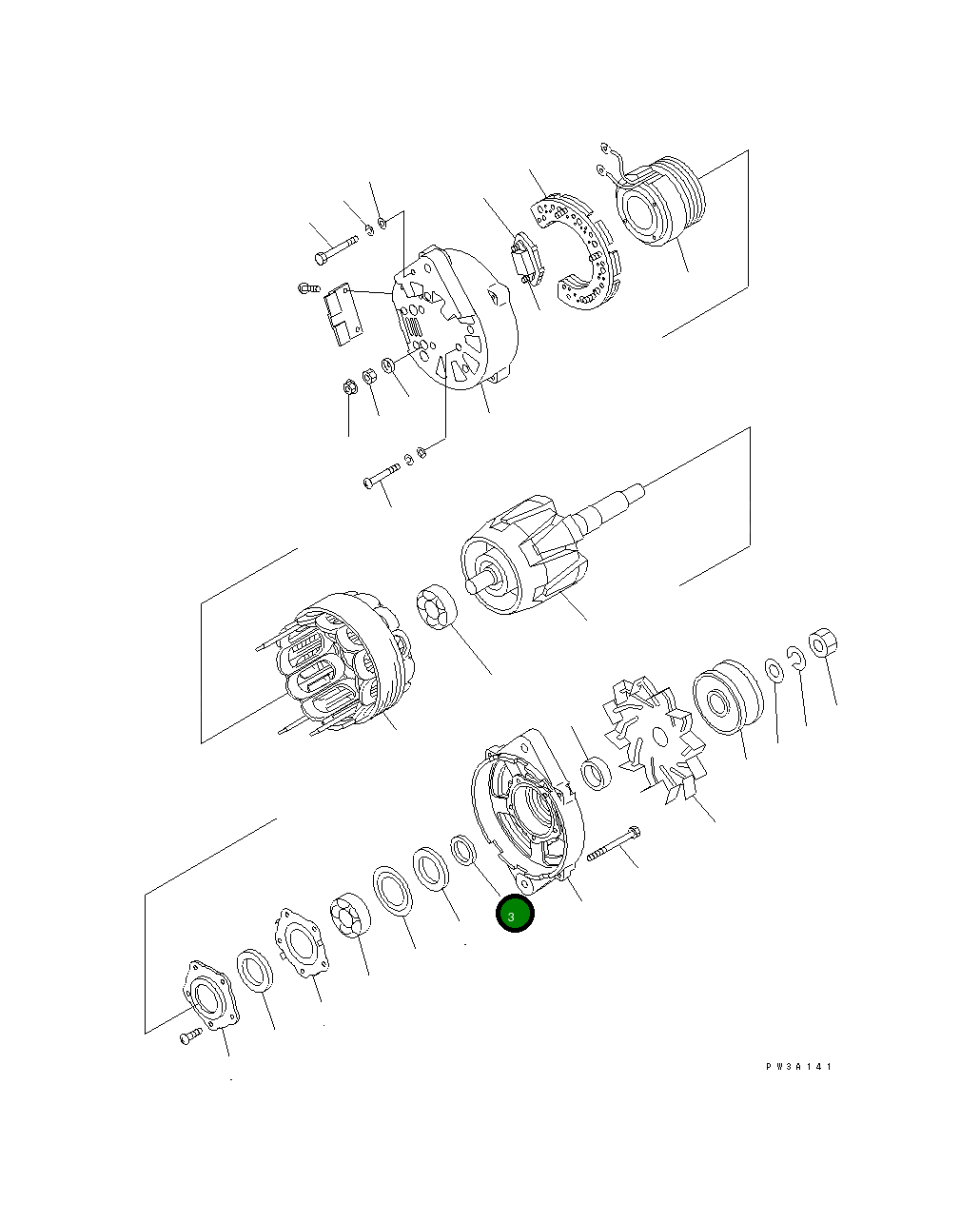 Втулка KD1-35923-0030 Komatsu