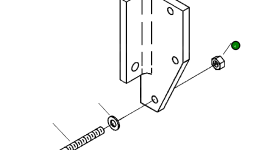 Гайка (3/8-16 UNC) 6560-81-7830 Komatsu