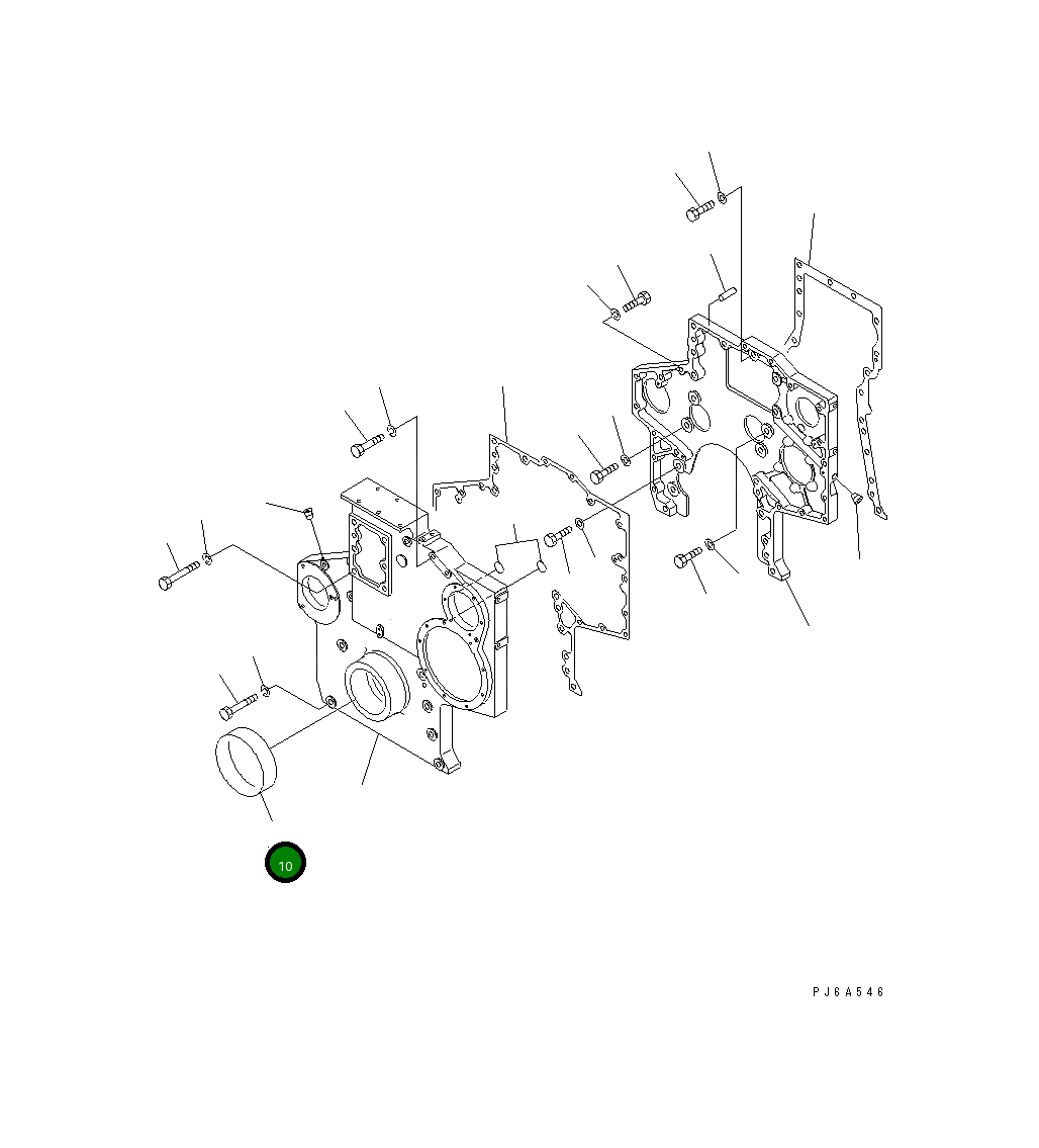 Втулка 6162-25-3151 Komatsu