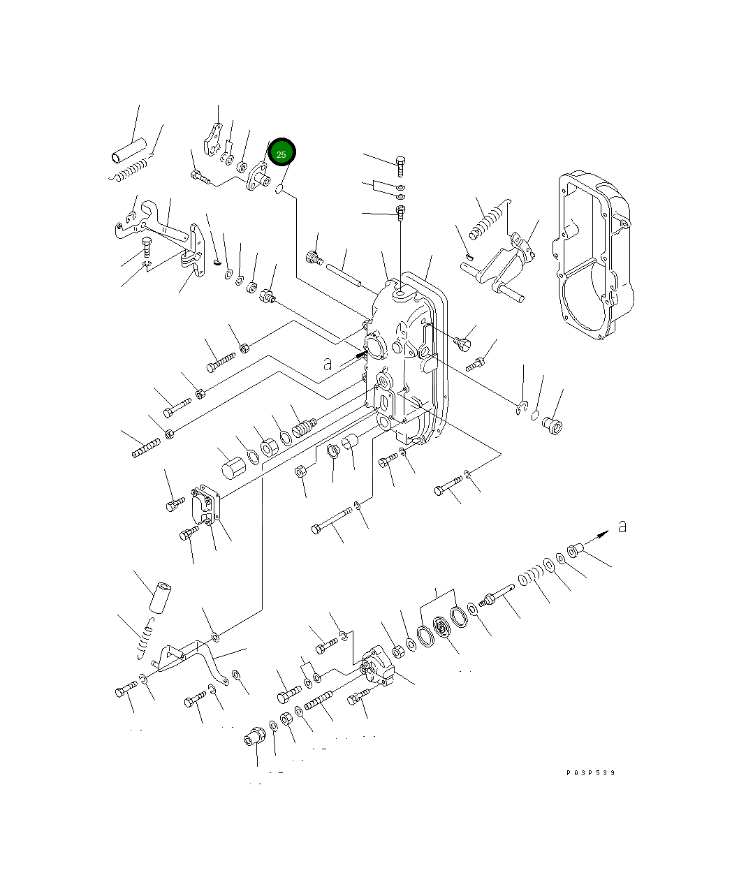 Втулка DK154204-3200 Komatsu