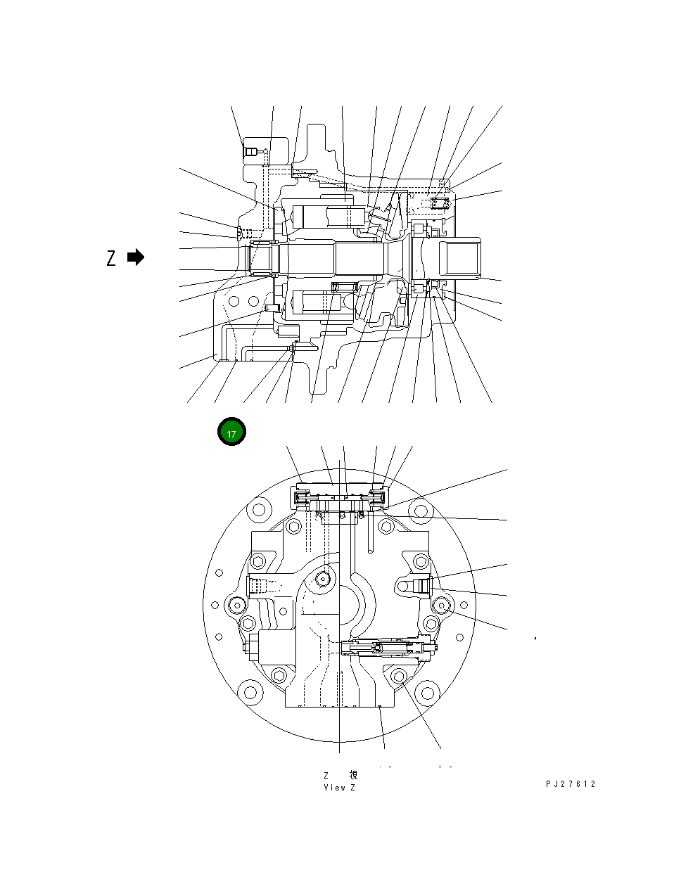 Винт KB95111-08080 Komatsu