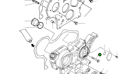 Винт YMR000409 Komatsu