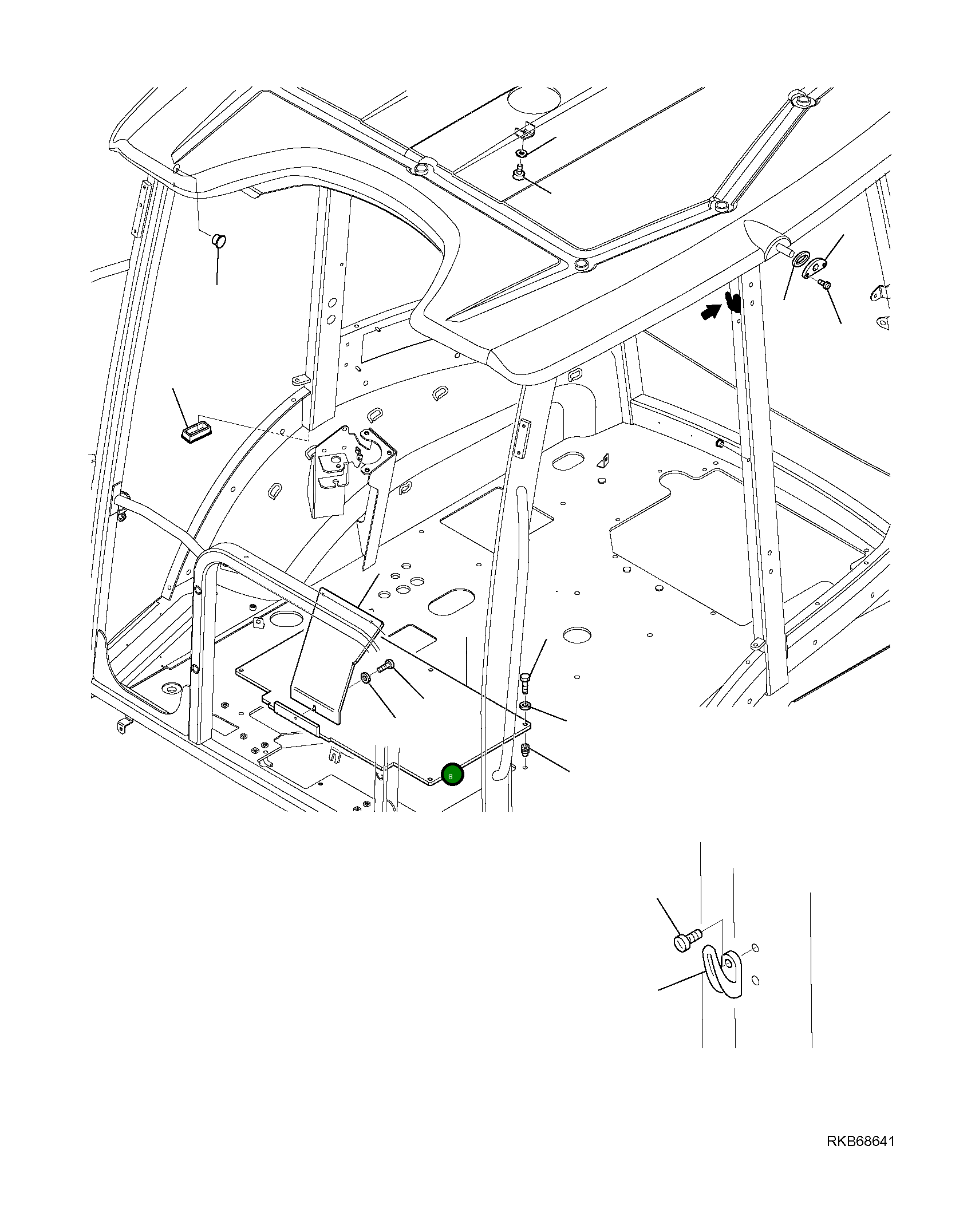 Винт 42N-54-17240 Komatsu