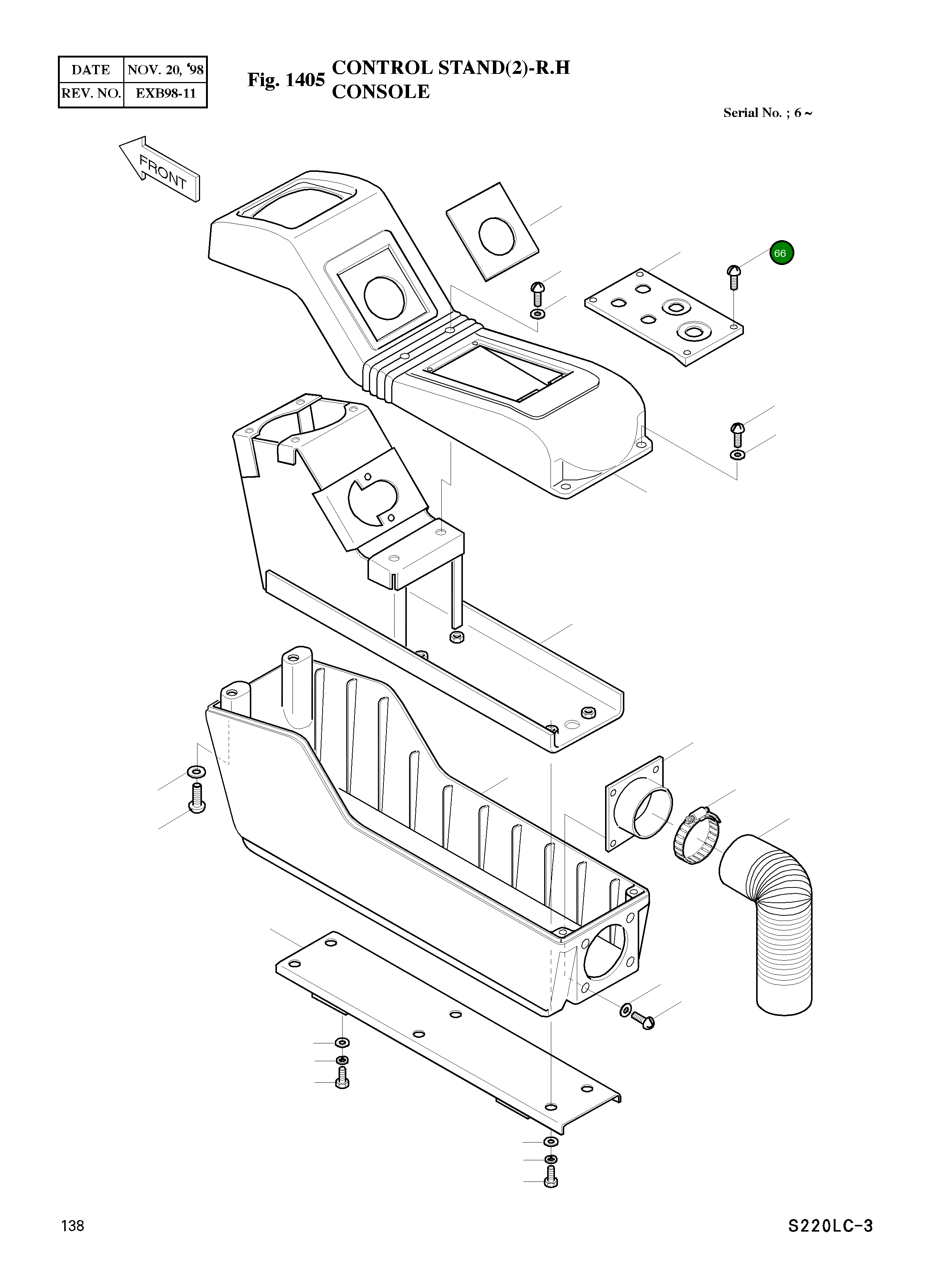 Винт M3X0.5X12 S3458353 Komatsu