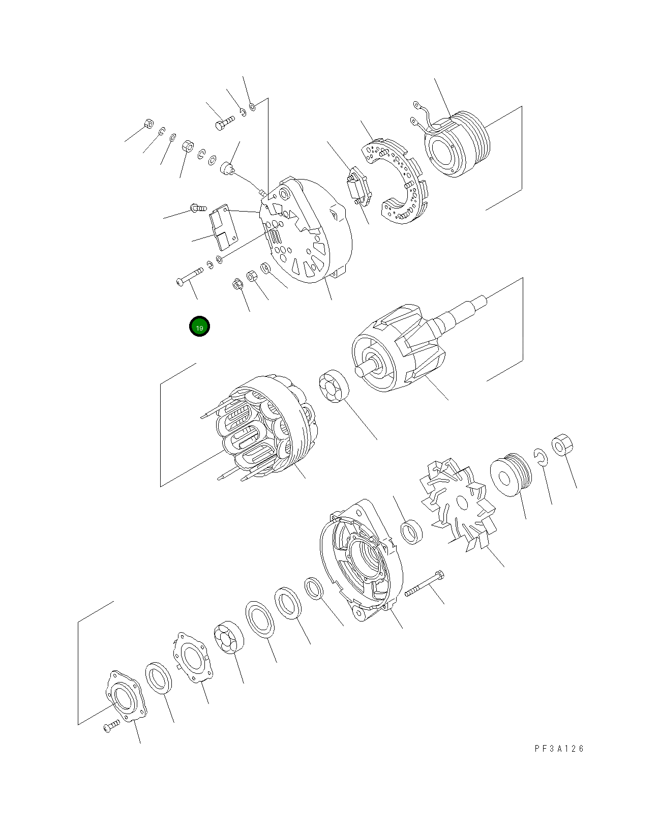 Винт KD1-0020-064 Komatsu