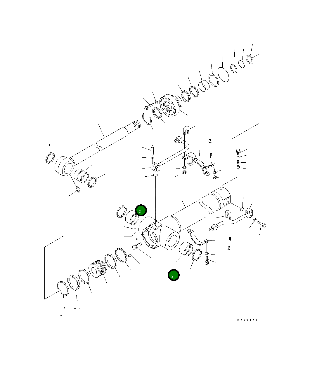 Втулка 707-76-80180 Komatsu