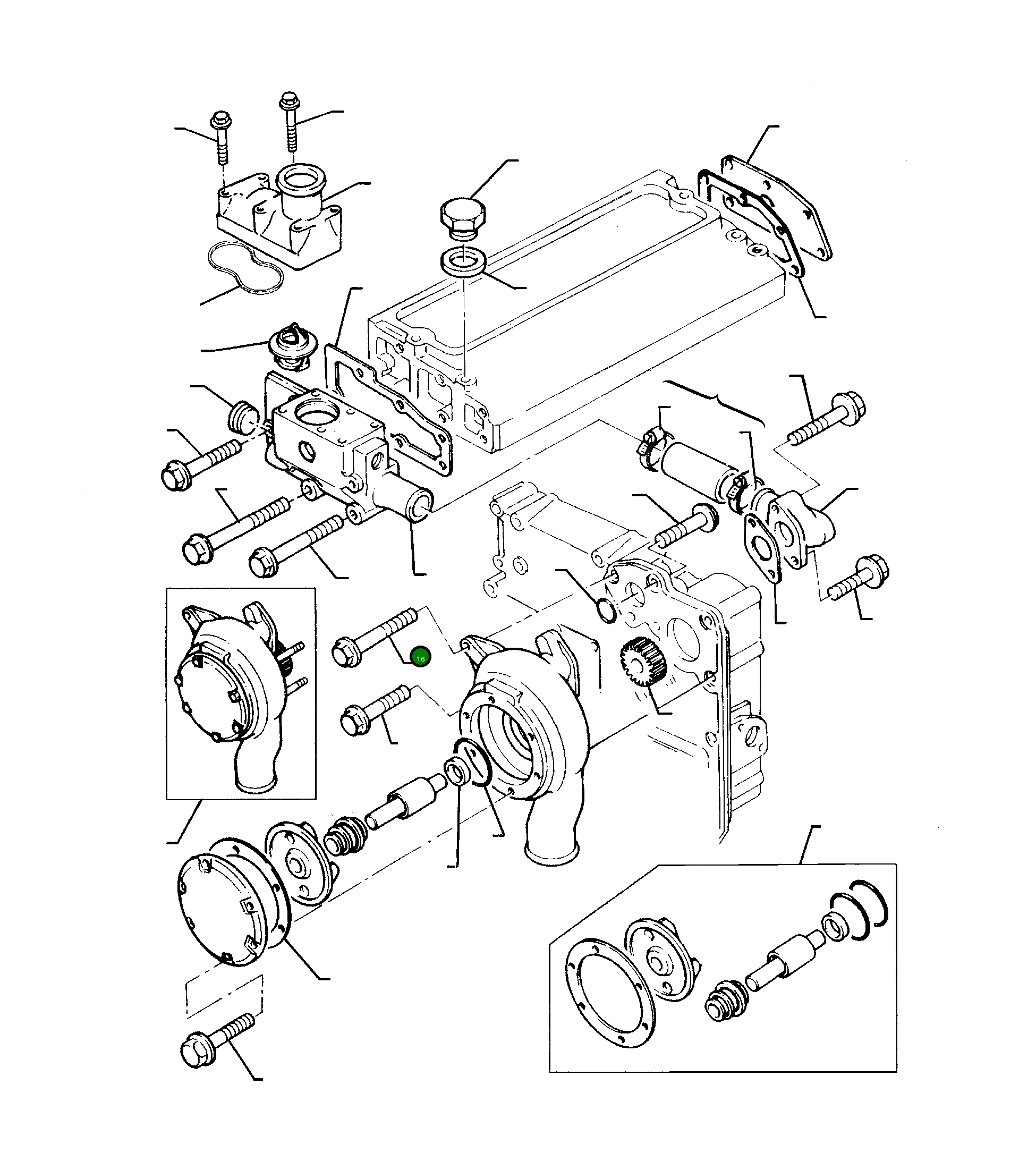 Винт P2314H015 Komatsu