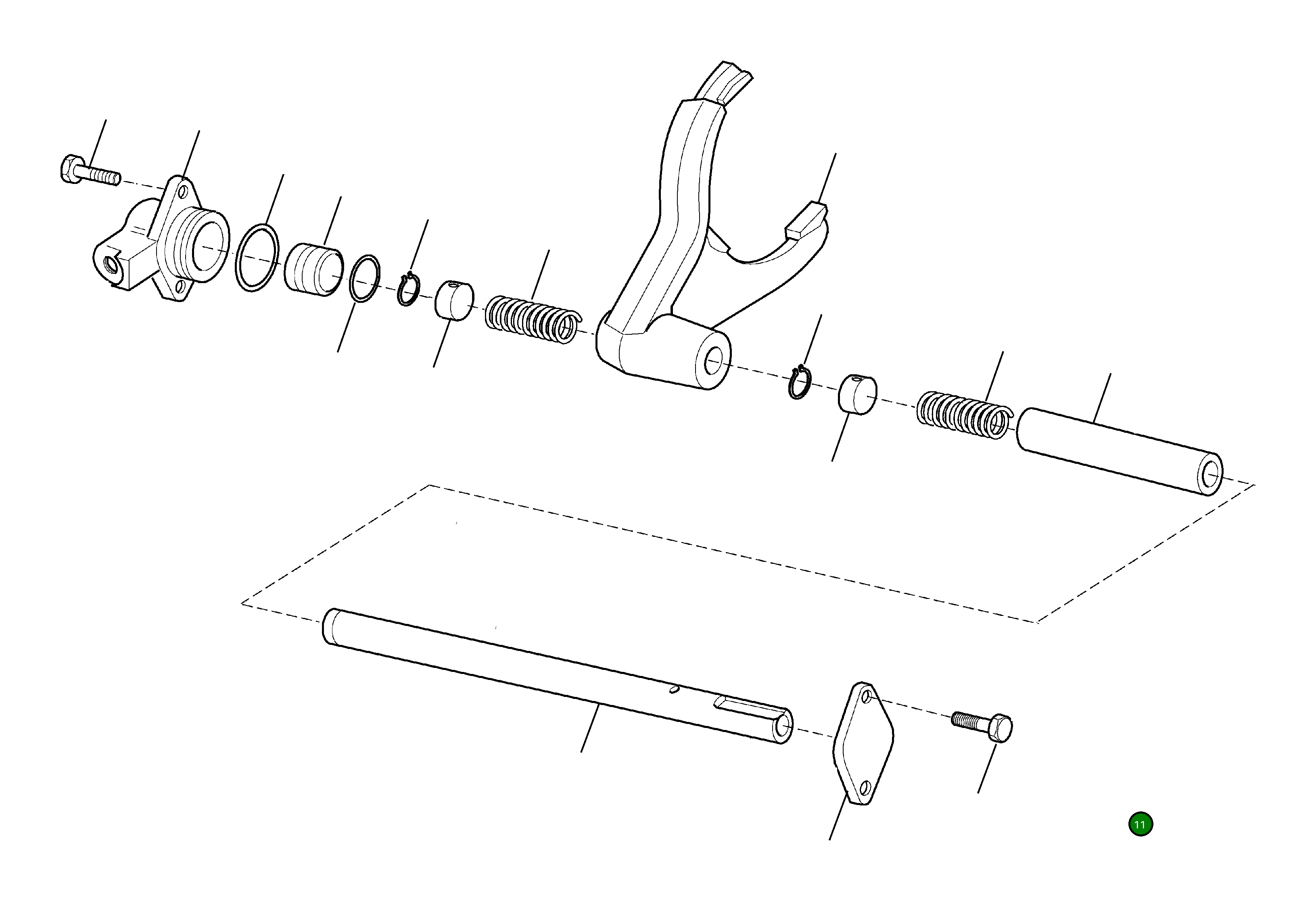 Втулка CA0126039 Komatsu