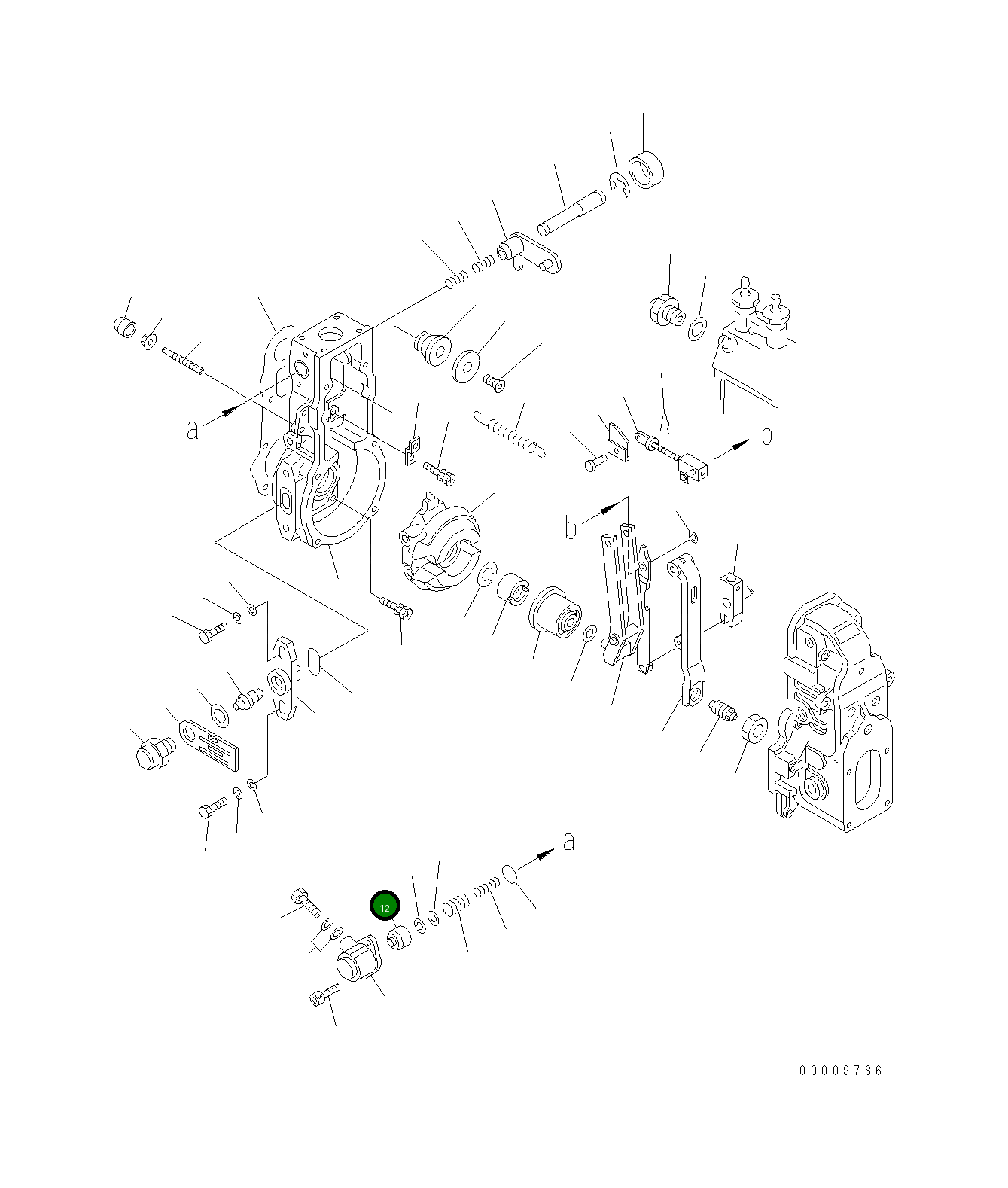 Втулка DK154621-35 Komatsu
