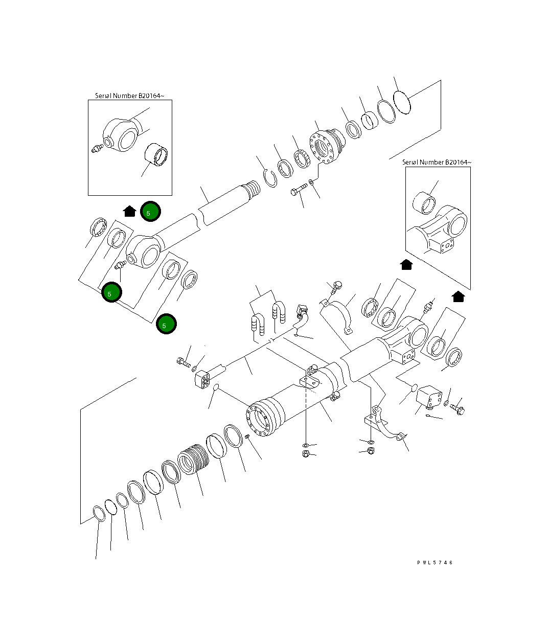 Втулка 707-01-70370 Komatsu