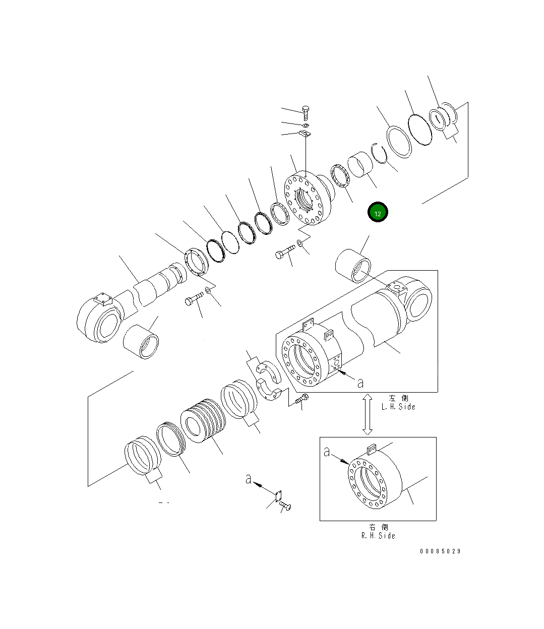 Втулка 707-52-91551 Komatsu