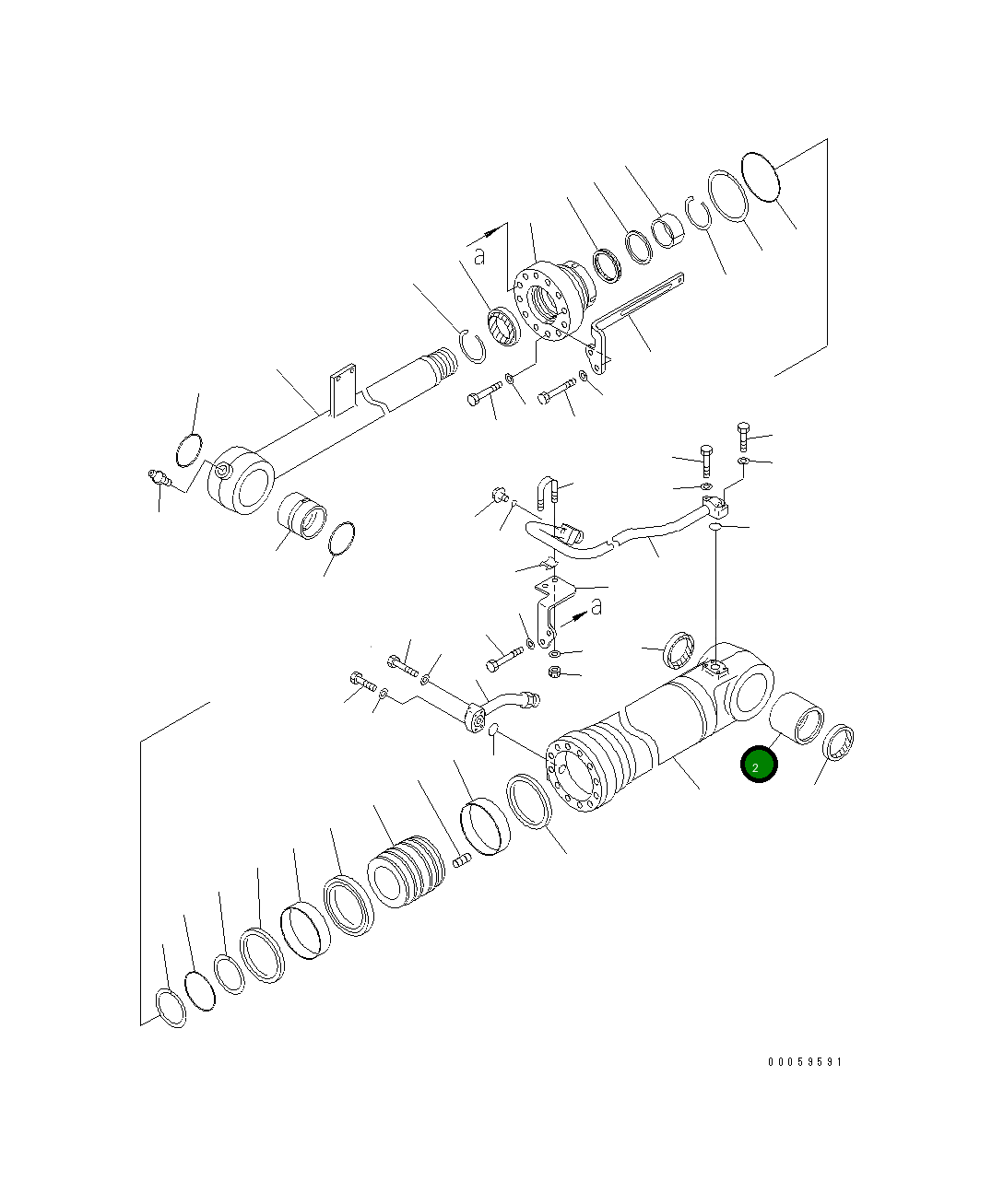 Втулка 707-76-11030 Komatsu