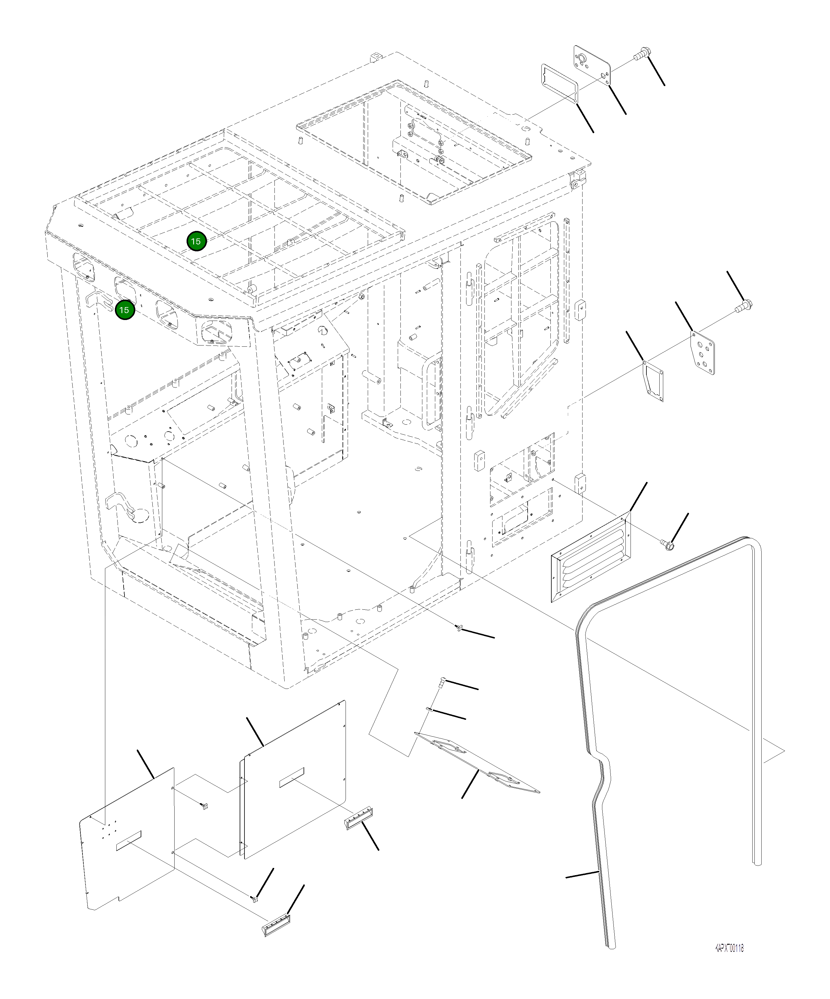 Винт 4A1-53-23681 Komatsu