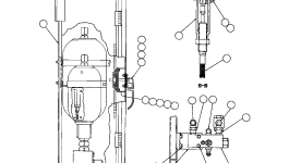 Винт с цилиндрической головкой - 1/4" - 20NC X 5/8" C3145 Komatsu