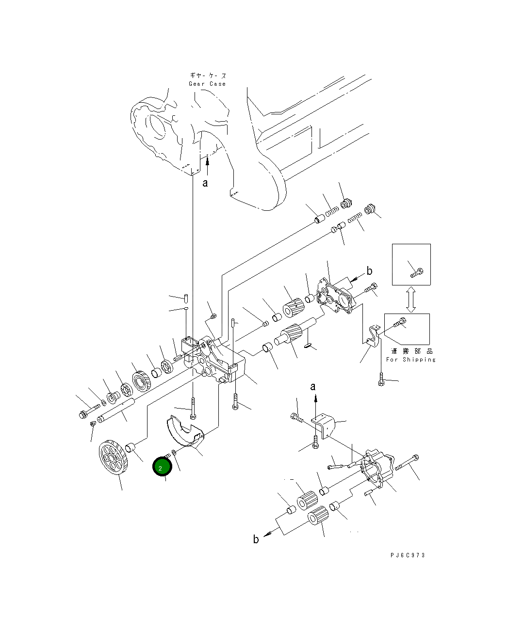 Втулка 6166-51-1180 Komatsu