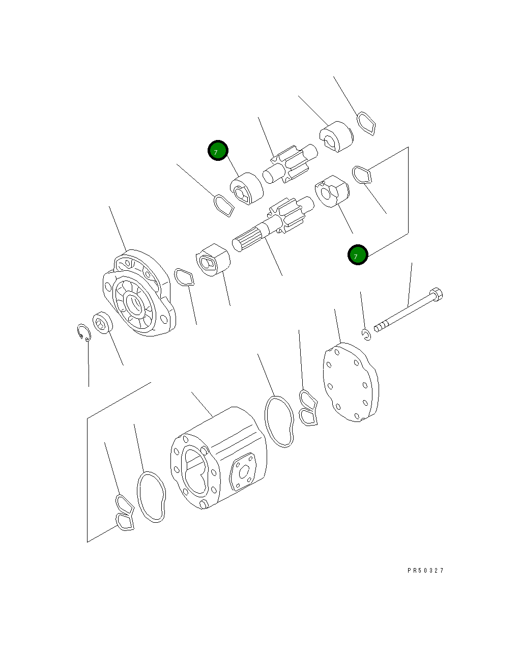 Втулка KB20122-60401 Komatsu