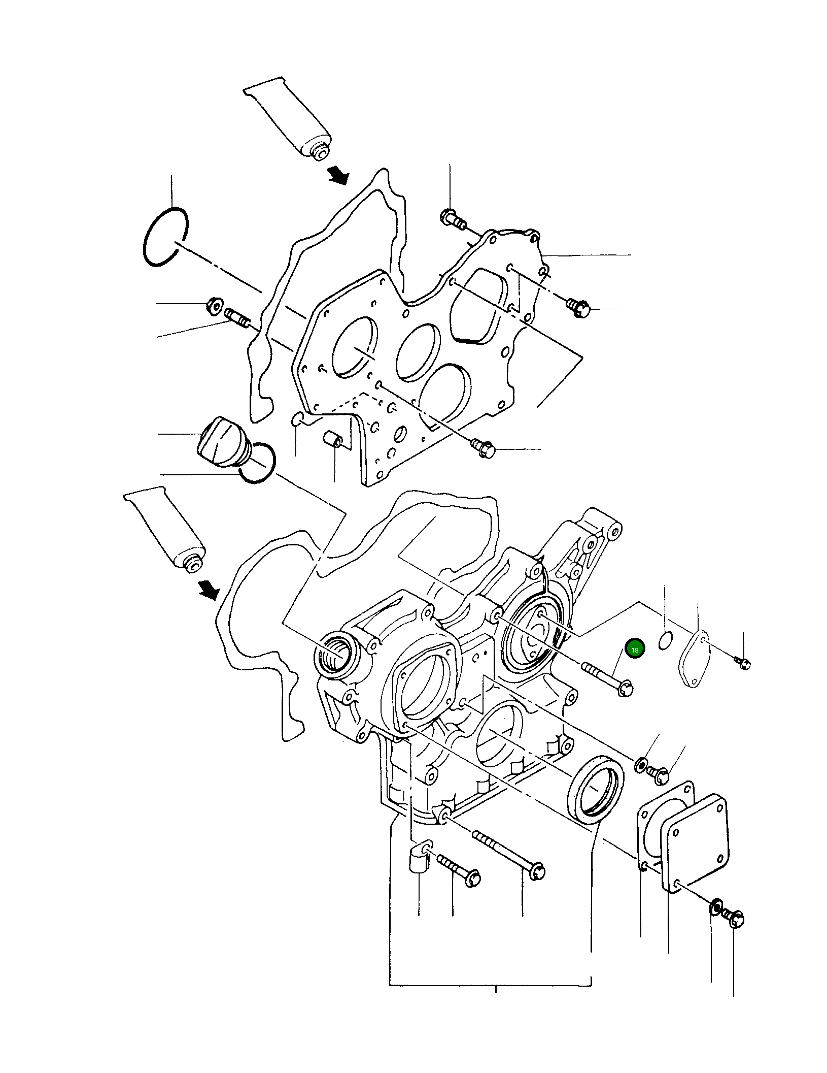 Винт YMR000409 Komatsu