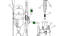 Гайка - #10 - 24NC SG3408 Komatsu