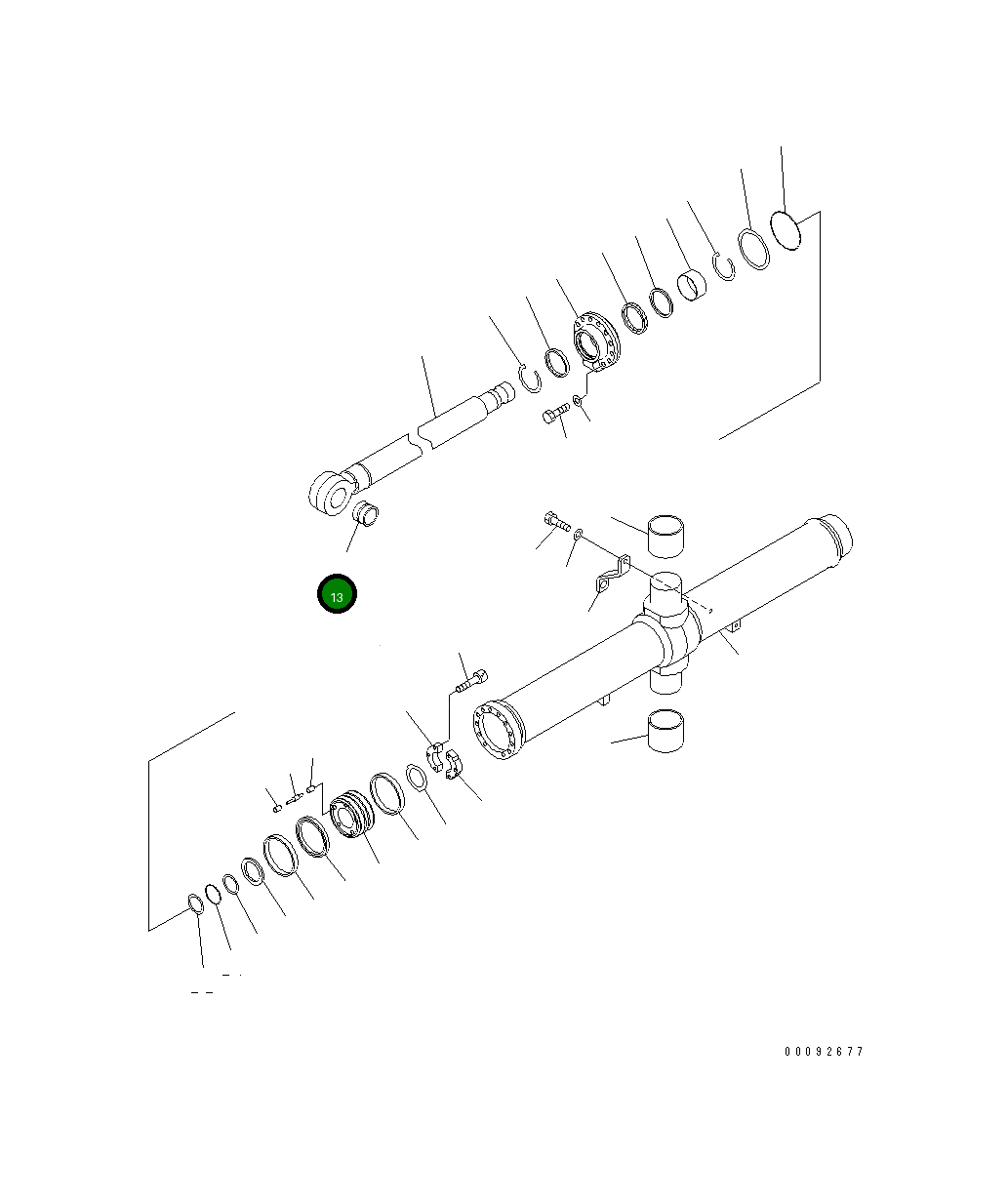 Втулка 707-76-65570 Komatsu