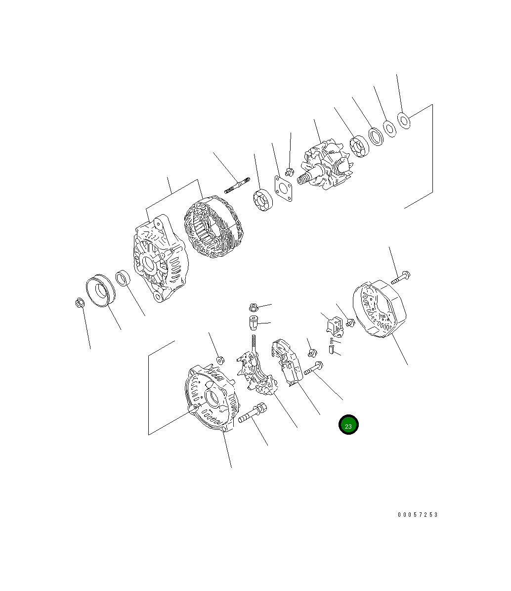 Винт YM119620-79320 Komatsu