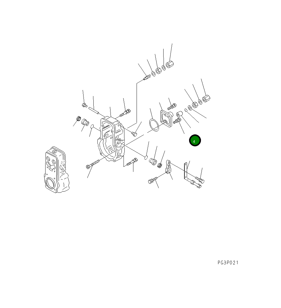 Втулка ND090944-0310 Komatsu