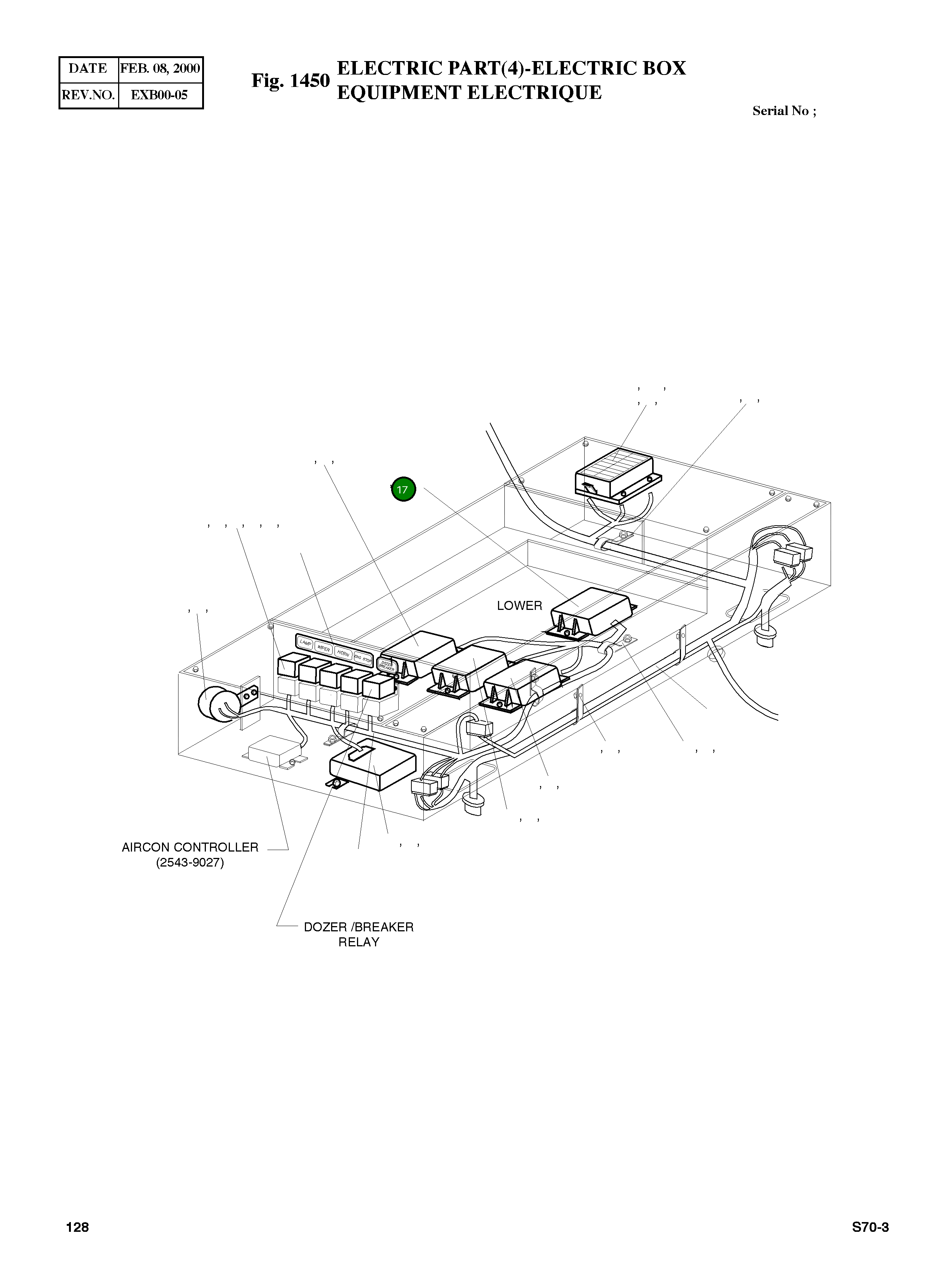 Винт M6X1.0X10 S3450943 Komatsu