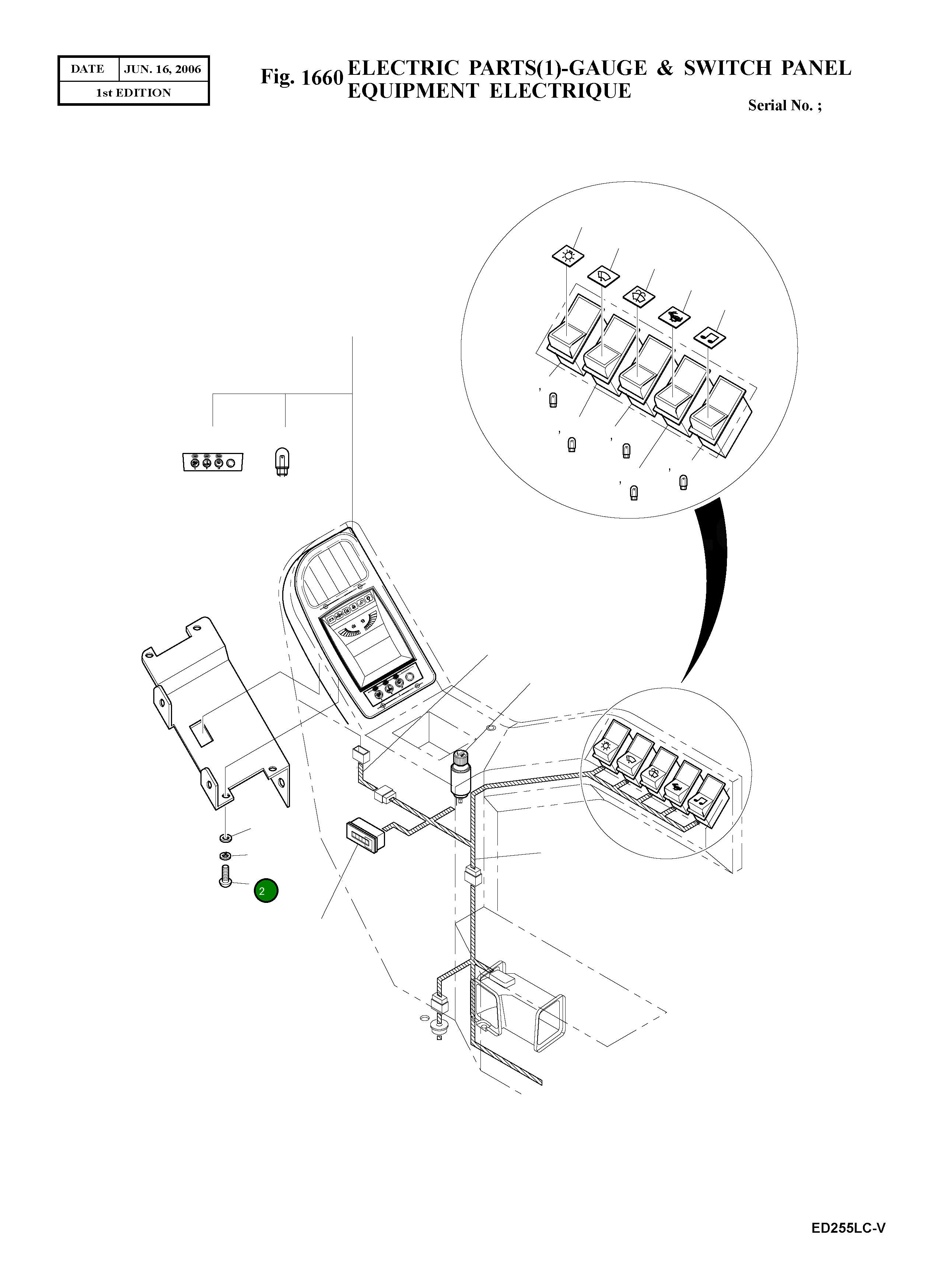 Винт M5X0.8X16 S3450853 Komatsu