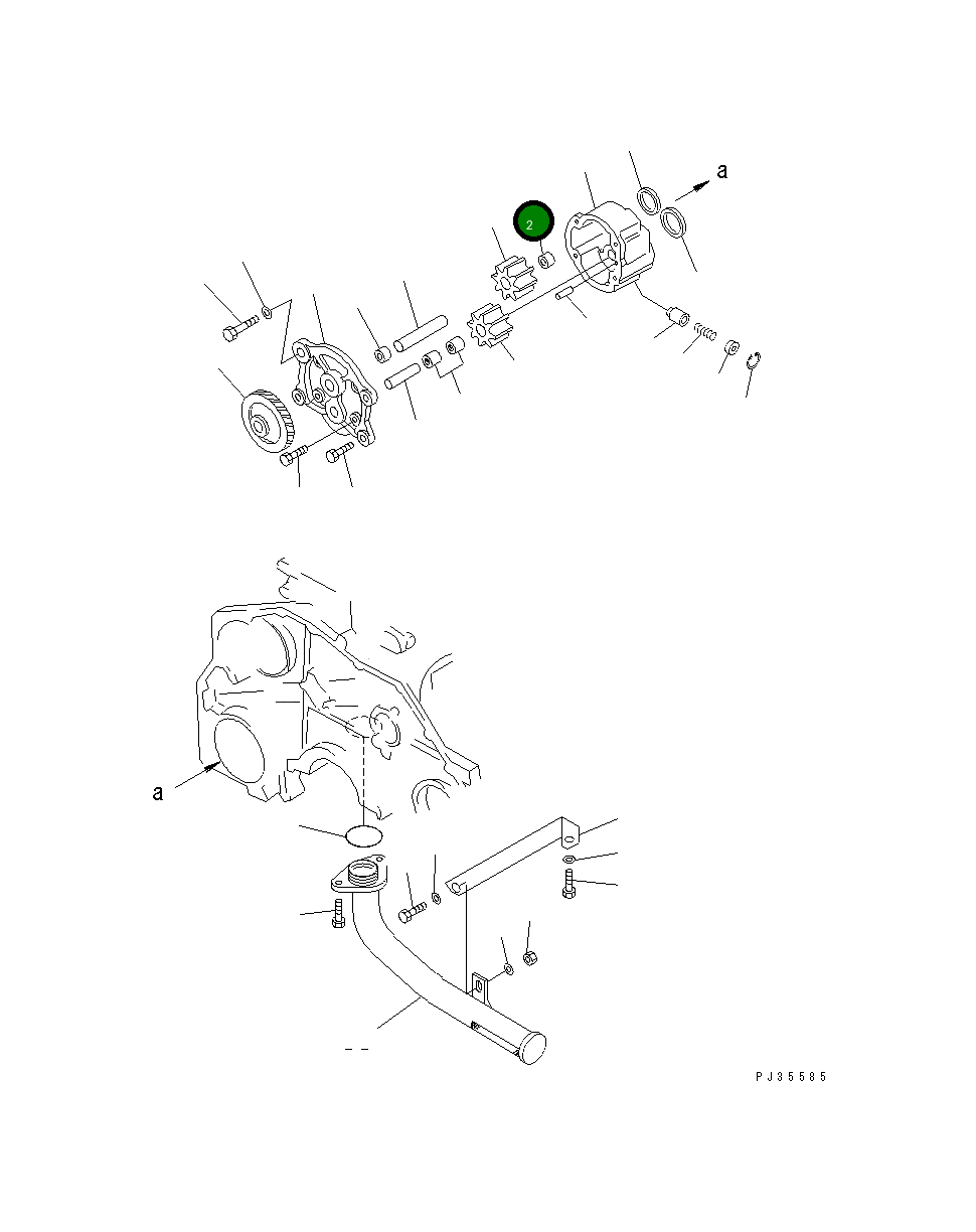 Втулка 6151-51-1430 Komatsu